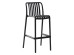 ΣΚΑΜΠΟ BAR ΠΟΛΥΠΡΟΠΥΛΕΝΙΟΥ CONVEE HM6098.02 ΜΑΥΡΟ 38,5x49,5x102Υεκ.