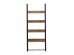 ΡΑΦΙΕΡΑ IZABEL HM18376.01 ΜΕΤΑΛΛΟ--ΜΕΛΑΜΙΝΗ ΣΕ OAK 75x36x185Υεκ.