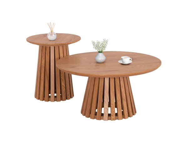 ΣΕΤ 2ΤΜΧ ΤΡΑΠΕΖΙΑ ΣΑΛΟΝΙΟΥ TALBERT HM21083 MDF ΦΥΣΙΚΟ ΞΥΛΟΥ Φ80εκ & Φ45εκ ΣΕΤ 2ΤΜΧ ΤΡΑΠΕΖΙΑ ΣΑΛΟΝΙΟΥ TALBERT HM21083 MDF ΦΥΣΙΚΟ ΞΥΛΟΥ Φ80εκ & Φ45εκ