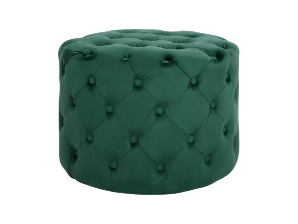 ΣΚΑΜΠΟ KASSIE ΚΥΠΑΡΙΣΣΙ ΒΕΛΟΥΔΟ ΤΥΠΟΥ CHESTERFIELD HM8406.03 Φ60x43Υ εκ.