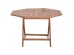 ΤΡΑΠΕΖΙ ΠΟΛΥΓΩΝΟ ΠΤΥΣΣΟΜΕΝΟ KARLIN HM6618 ΞΥΛΟ TEAK ΣΕ ΦΥΣΙΚΟ ΧΡΩΜΑ 120x120x75Yεκ.
