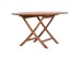 ΤΡΑΠΕΖΙ ΠΟΛΥΓΩΝΟ ΠΤΥΣΣΟΜΕΝΟ KARLIN HM6618 ΞΥΛΟ TEAK ΣΕ ΦΥΣΙΚΟ ΧΡΩΜΑ 120x120x75Yεκ.