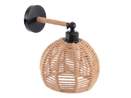 ΑΠΛΙΚΑ ΤΟΙΧΟΥ STOLT HM4483 ΜΕΤΑΛΛΙΚΗ ΒΑΣΗ-ΣΧΟΙΝΙ- [Ε27] 20x20x38-24Υεκ.