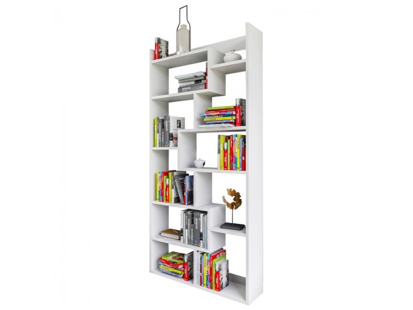 ΒΙΒΛΙΟΘΗΚΗ GRETEL ΛΕΥΚΗ 90x22x182 εκ. HM8865.01 ΒΙΒΛΙΟΘΗΚΗ GRETEL ΛΕΥΚΗ 90x22x182 εκ. HM8865.01