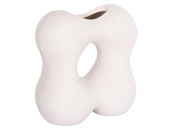 ΕΠΙΤΡΑΠΕΖΙΟ ΚΕΡΑΜΙΚΟ ΔΙΑΚΟΣΜΗΤΙΚΟ SEBOR HM4594.01 ΥΠΟΛΕΥΚΟ ΚΡΥΣΤΑΛΛΙΚΟ 18x9x18Υεκ