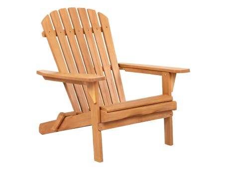 ΠΟΛΥΘΡΟΝΑ LOUNGE ΠΤΥΣΣΟΜΕΝΗ SKALL HM6619 ΞΥΛΟ TEAK ΦΥΣΙΚΟ 70x89x95Υεκ.