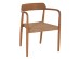 ΠΟΛΥΘΡΟΝΑ ΤΡΑΠΕΖΑΡΙΑΣ ROBBY HM18350 ΞΥΛΟ TEAK & ΣΧΟΙΝΙ VIRO ΦΥΣΙΚΟ 55x50x71Υεκ.