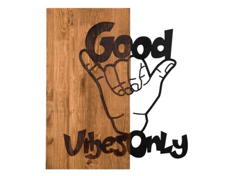 ΔΙΑΚΟΣΜΗΤΙΚΟ ΤΟΙΧΟΥ HM4810-ΜΕΤΑΛΛΟ ΣΕ ΜΑΥΡΟ-ΞΥΛΟ 50x3(βάθος)x58Υεκ.