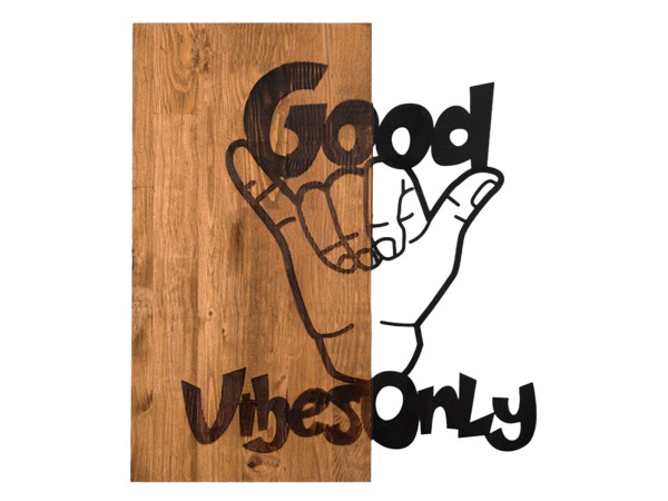 ΔΙΑΚΟΣΜΗΤΙΚΟ ΤΟΙΧΟΥ HM4810-ΜΕΤΑΛΛΟ ΣΕ ΜΑΥΡΟ-ΞΥΛΟ 50x3(βάθος)x58Υεκ.