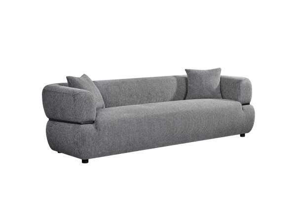 ΚΑΝΑΠΕΣ 3-ΘΕΣΙΟΣ ARCTIS HM3327.01 ΓΚΡΙ ΥΦΑΣΜΑ 229x88x68Υεκ.