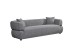ΚΑΝΑΠΕΣ 3-ΘΕΣΙΟΣ ARCTIS HM3327.01 ΓΚΡΙ ΥΦΑΣΜΑ 229x88x68Υεκ.