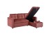 ΚΑΝΑΠΕΣ ΓΩΝΙΑ ΚΡΕΒΑΤΙ WAYNE 224x147x85Υεκ. HM3028.12 ΒΕΛΟΥΔΟ ΣΑΠΙΟ ΜΗΛΟ