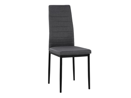 ΚΑΡΕΚΛΑ ΜΕΤΑΛΛΙΚΗ LADY HM0037.20 ΓΚΡΙ ΥΦΑΣΜΑ ΜΕΤΑΛΛΙΚΟ ΣΚΕΛΕΤΟ K/D 40x48x95