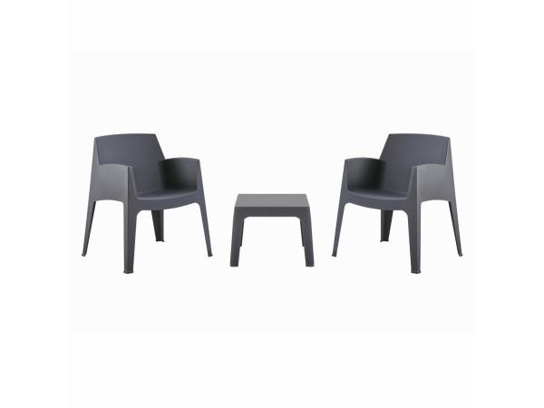 ΣΕΤ LOUNGE ΠΟΛΥΠΡΟΠΥΛΕΝΙΟΥ SLEEK HM21267.10 ΤΡΑΠΕΖΑΚΙ & 2 ΠΟΛΥΘΡΟΝΕΣ-ΓΚΡΙ ΣΕΤ LOUNGE ΠΟΛΥΠΡΟΠΥΛΕΝΙΟΥ SLEEK HM21267.10 ΤΡΑΠΕΖΑΚΙ & 2 ΠΟΛΥΘΡΟΝΕΣ-ΓΚΡΙ