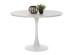 ΤΡΑΠΕΖΙ ΤΡΑΠΕΖΑΡΙΑΣ ROLLO HM9422.11 ΣΤΡΟΓΓΥΛΟ WHITE MARBLE Φ120x74Yεκ.