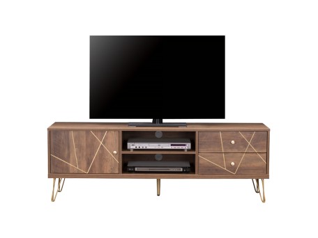 ΕΠΙΠΛΟ TV KAITLYN HM8652 ΚΑΡΥΔΙ ΜΕ ΧΡΥΣΟ 150x39,5x51,5Y εκ.