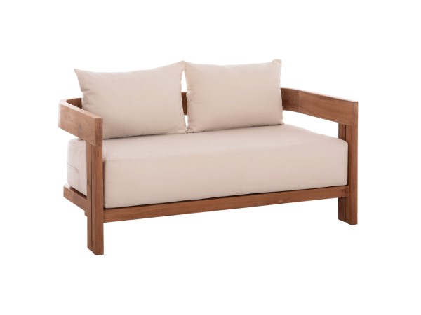 ΚΑΝΑΠΕΣ ΔΙΘΕΣΙΟΣ ΣΕΙΡΑ KIOTO HM6381 ΞΥΛΟ TEAK ΦΥΣΙΚΟ-ΜΠΕΖ ΜΑΞΙΛΑΡΙΑ 140x77x72Υεκ.