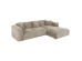 ΚΑΝΑΠΕΣ ΓΩΝΙΑ BRICKEN HM3275.01R ΜΠΕΖ ΥΦΑΣΜΑ 110-282x98-160x72Υεκ.