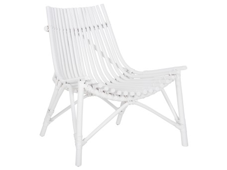 ΚΑΡΕΚΛΑ ΕΞΩΤ.ΧΩΡΟΥ CELLION HM9812.03 ΡΑΒΔΟΙ RATTAN ΣΕ ΛΕΥΚΟ ΧΡΩΜΑ 76x72x83Υεκ.