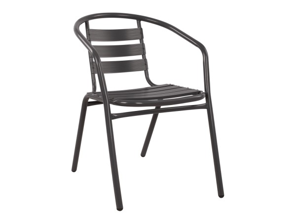 ΠΟΛΥΘΡΟΝΑ LAURA ΜΕΤΑΛΛΙΚΗ ΓΚΡΙ ΜΕ ΦΕΤΕΣ ΑΛΟΥΜΙΝΙΟΥ HM5037.01 54x59x73Υ εκ.