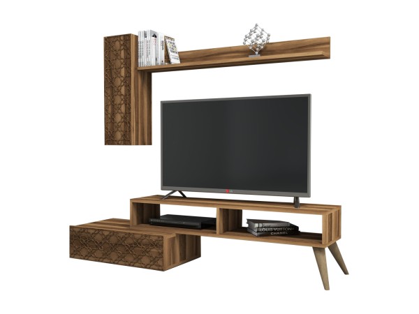 ΣΥΝΘΕΣΗ ΤΗΛΕΟΡΑΣΗΣ ΜΕΛΑΜΙΝΗ ΣΕ ΚΑΡΥΔΙ ΧΡΩΜΑ 150x37.2x37.8Υεκ HM9518.03 ΣΥΝΘΕΣΗ ΤΗΛΕΟΡΑΣΗΣ ΜΕΛΑΜΙΝΗ ΣΕ ΚΑΡΥΔΙ ΧΡΩΜΑ 150x37.2x37.8Υεκ HM9518.03