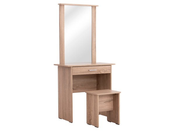 ΤΟΥΑΛΕΤΑ ΜΕ ΚΑΘΡΕΠΤΗ & ΣΚΑΜΠΟ CRYSTEL HM9938.11 ΜΕΛΑΜΙΝΗ SONAMA OAK 74x39x155Υεκ.