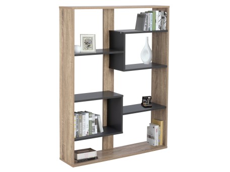 ΒΙΒΛΙΟΘΗΚΗ MARCELINE HM8772.02 100Χ21Χ124,5 ΓΚΡΙ