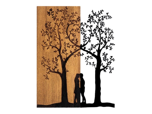 ΔΙΑΚΟΣΜΗΤΙΚΟ ΤΟΙΧΟΥ HM4753-ΜΕΤΑΛΛΟ ΜΑΥΡΟ-ΞΥΛΟ 45x3(βάθος)x58Υεκ.