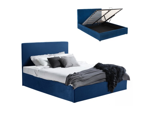 ΚΡΕΒΑΤΙ ALLIE HM584.18 160Χ200 ΜΕ ΑΠΟΘΗΚΕΥΤΙΚΟ ΧΩΡΟ-ΜΠΛΕ ΒΕΛΟΥΔΟ ΚΡΕΒΑΤΙ ALLIE HM584.18 160Χ200 ΜΕ ΑΠΟΘΗΚΕΥΤΙΚΟ ΧΩΡΟ-ΜΠΛΕ ΒΕΛΟΥΔΟ