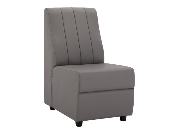 ΠΟΛΥΘΡΟΝΑ LANDON HM3162.10 ΑΠΟ ΤΕΧΝΟΔΕΡΜΑ ΣΕ ΓΚΡΙ ΑΠΟΧΡΩΣΗ 51x66x93Υ εκ.