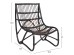 ΠΟΛΥΘΡΟΝΑ GRINN HM9815.02 ΡΑΒΔΟΙ RATTAN ΣΕ ΜΑΥΡΟ 56,5x73,5x79,5Υ εκ.--Β' ΔΙΑΛΟΓΗΣ