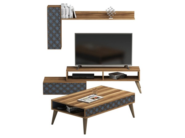 ΣΥΝΘΕΣΗ ΣΑΛΟΝΙΟΥ ΜΕΛΑΜΙΝΗΣ 2ΤΜΧ ΚΑΡΥΔΙ-ΜΠΛΕ HM11850.04