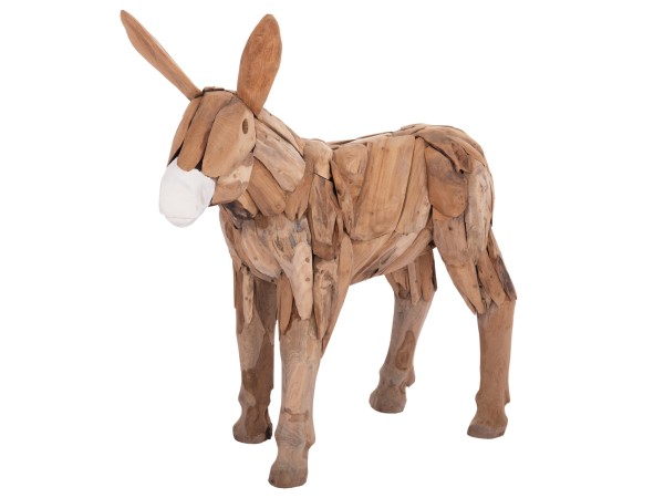 ΔΙΑΚΟΣΜΗΤΙΚΟ ΓΑΙΔΟΥΡΑΚΙ HM4387 ΑΝΑΚΥΛΩΜΕΝΟ ΞΥΛΟ ΤΕΑΚ ΣΕ ΦΥΣΙΚΟ 103x33x99,5Υεκ.