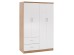 ΝΤΟΥΛΑΠΑ 4ΦΥΛΛΗ ME 2 ΣΥΡΤΑΡΙΑ BLAKELY HM339.06 SONAMA ΛΕΥΚΗ 120Χ42,5Χ180,5 εκ.