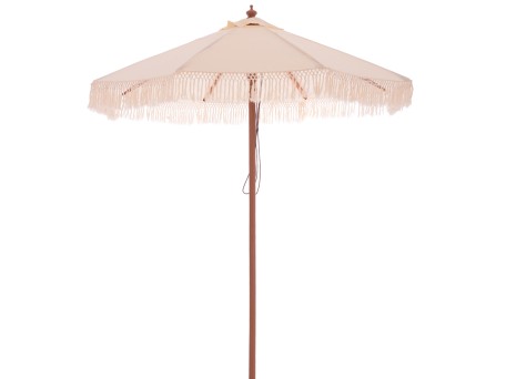 ΟΜΠΡΕΛΑ ΕΠΑΓΓΕΛΜΑΤΙΚΗ WAGNER ΜΑΚΡΑΜΕ ΚΡΟΣΙ ΜΠΕΖ ΜΕ ΞΥΛΙΝΟ ΣΚΕΛΕΤΟ Φ225X2.60Υm HM5777.01