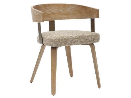 ΚΑΡΕΚΛΑ ΤΡΑΠΕΖΑΡΙΑΣ GALLEY HM9981.01 ΞΥΛΙΝΟΣ ΣΚΕΛΕΤΟΣ-ΜΠΕΖ ΥΦΑΣΜΑ 55,5x53,5x70Υεκ