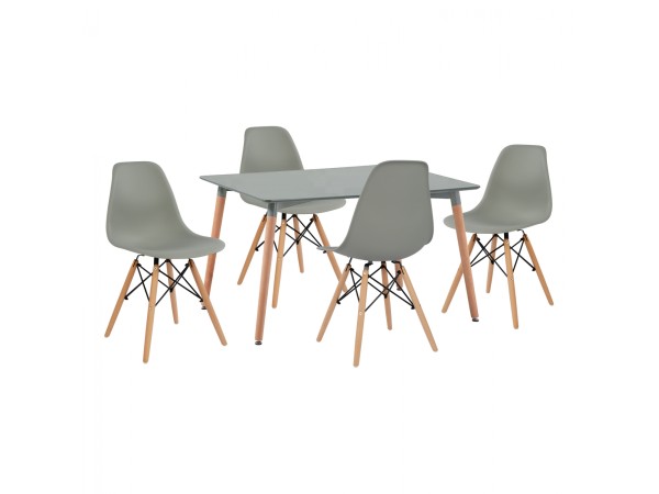 ΣΕΤ ΤΡΑΠΕΖΑΡΙΑΣ 5 ΤΜΧ ΤΡΑΠΕΖΙ MINIMAL ΜΕ ΚΑΡΕΚΛΕΣ TWIST ΓΚΡΙ HM10229.10 120x80x73 cm ΣΕΤ ΤΡΑΠΕΖΑΡΙΑΣ 5 ΤΜΧ ΤΡΑΠΕΖΙ MINIMAL ΜΕ ΚΑΡΕΚΛΕΣ TWIST ΓΚΡΙ HM10229.10 120x80x73 cm