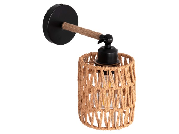 ΑΠΛΙΚΑ ΤΟΙΧΟΥ STOLT2 HM4484 ΜΕΤΑΛΛΙΚΗ ΒΑΣΗ-ΣΧΟΙΝΙ- [Ε27] 12x23x24Υεκ.