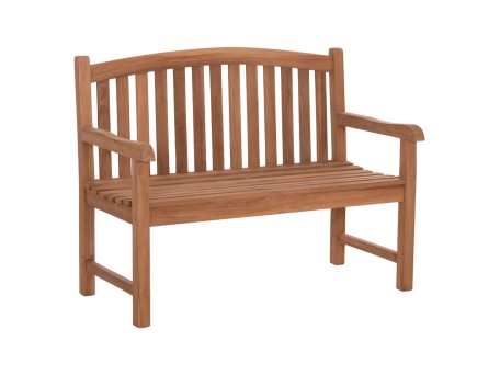 ΠΑΓΚΑΚΙ ΚΗΠΟΥ 2ΘΕΣΙΟ ELENA HM6651 ΞΥΛΟ TEAK--ΦΥΣΙΚΟ 120x60x95Υεκ.