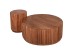 ΣΕΤ 2ΤΜΧ ΤΡΑΠΕΖΙΑ ΣΑΛΟΝΙΟΥ ΣΤΡΟΓΓΥΛΑ SEDGE HM11944 ΜΑΣΙΦ ΑΚΑΚΙΑ Φ90 & Φ40εκ.
