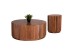 ΣΕΤ 2ΤΜΧ ΤΡΑΠΕΖΙΑ ΣΑΛΟΝΙΟΥ ΣΤΡΟΓΓΥΛΑ SEDGE HM11944 ΜΑΣΙΦ ΑΚΑΚΙΑ Φ90 & Φ40εκ.