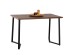 ΤΡΑΠΕΖΙ ΤΡΑΠΕΖΑΡΙΑΣ JAY HM9531 MDF ΚΑΡΥΔΙ-ΜΑΥΡA ΜΕΤΑΛΛΙΚΑ ΠΟΔΙΑ 120x70x76Υεκ.