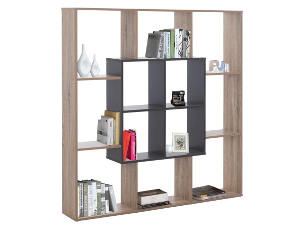 ΒΙΒΛΙΟΘΗΚΗ BRODY HM8771.02 136X22X136 ΓΚΡΙ