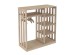 ΚΡΕΜΑΣΤΡΑ ΠΑΙΔΙΚΗ SANI HM18226.03 ΞΥΛΟ ΣΗΜΥΔΑΣ ΣΕ ΦΥΣΙΚΟ ΧΡΩΜΑ 90x40x100Υεκ.