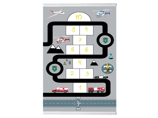 ΠΑΙΔΙΚΟ ΧΑΛΙ ΜΕ ΚΡΟΣΙΑ HM7679.10 ΓΚΡΙ 120Χ180 εκ. ΠΑΙΔΙΚΟ ΧΑΛΙ ΜΕ ΚΡΟΣΙΑ HM7679.10 ΓΚΡΙ 120Χ180 εκ.