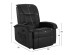 ΠΟΛΥΘΡΟΝΑ RELAX ΜΕ ΜΗΧΑΝΙΣΜΟ MASSAGE ROCCA HM0026.01 PU ΜΑΥΡΟ 80x96x97 εκ.