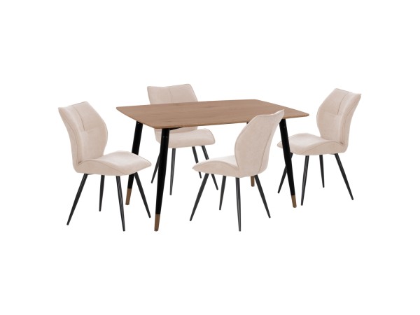 ΣΕΤ ΤΡΑΠΕΖΑΡΙΑΣ 5ΤΜΧ GAFF HM10847.02 MDF TOP ΦΥΣΙΚΟ--ΥΦΑΣΜΑ ΜΠΕΖ & ΜΕΤΑΛΛΟ ΜΑΥΡΟ ΣΕΤ ΤΡΑΠΕΖΑΡΙΑΣ 5ΤΜΧ GAFF HM10847.02 MDF TOP ΦΥΣΙΚΟ--ΥΦΑΣΜΑ ΜΠΕΖ & ΜΕΤΑΛΛΟ ΜΑΥΡΟ
