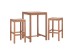 ΣΕΤ ΤΡΑΠΕΖΙ ΜΕ 2 ΣΚΑΜΠΟ ΜΠΑΡ PRESSCOT HM10918 ΞΥΛΟ TEAK ΣΕ ΦΥΣΙΚΟ ΧΡΩΜΑ ΣΕΤ ΤΡΑΠΕΖΙ ΜΕ 2 ΣΚΑΜΠΟ ΜΠΑΡ PRESSCOT HM10918 ΞΥΛΟ TEAK ΣΕ ΦΥΣΙΚΟ ΧΡΩΜΑ