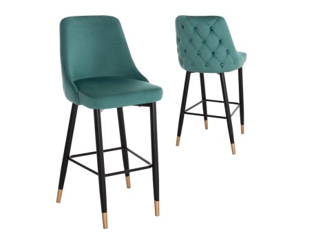 ΣΚΑΜΠΟ ΜΠΑΡ SERENITY HM8519.03 ΒΕΛΟΥΔΟ ΚΥΠΑΡΙΣΣΙ ΜΕ ΜΕΤΑΛΛΙΚΟ ΣΚΕΛΕΤΟ 51Χ57Χ110Υ εκ.