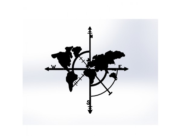 ΔΙΑΚΟΣΜΗΤΙΚΟ ΤΟΙΧΟΥ 100% ΜΕΤΑΛΛΙΚΟ ΜΑΥΡΟ ΠΑΓΚΟΣΜΙΟΣ ΧΑΡΤΗΣ 48Χ50 HM7214